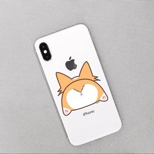 [$5 on Depop @cndiy]Corgi butt vinyl sticker